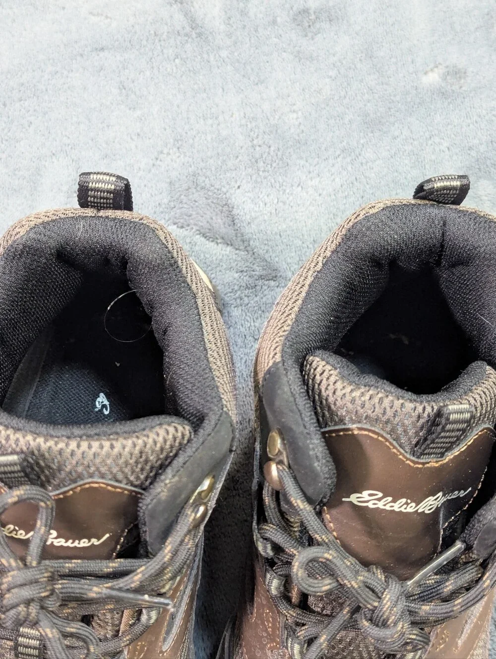 Eddie Bauer Men's Leather Graham Waterproof Hiking Boot, Cushioned Insole Sz 11